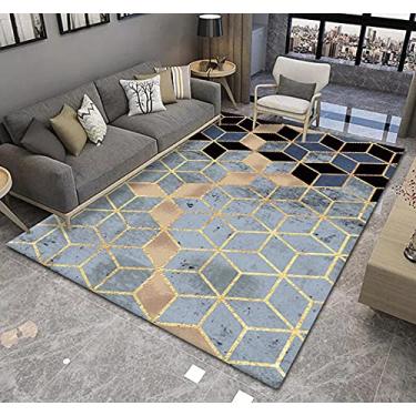 Imagem de Tapetes de área grande 3D tapete de chão macio lavável à máquina sala de estar quarto decoração de berçário tapete de chão C-160 * 230cm (cor: A, tamanho: 160 * 230cm)