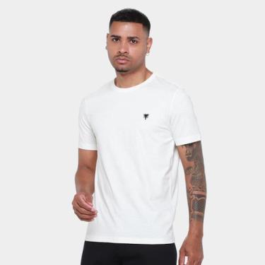 Imagem de Camiseta Cavalera Básica Logo Masculina, Off white, GG