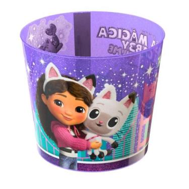 Imagem de Balde de Pipoca A Casa Mágica da Gabby Cinema Exclusivo Lançamento 202