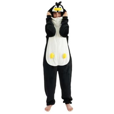 Imagem de Fantasia unissex de Halloween para animais adultos com pijamas ressber