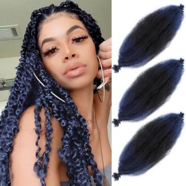 Imagem de Extensões de cabelo Hbegant Afro Twist 24 polegadas, 3 pacotes sintéti