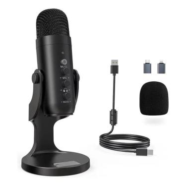 Imagem de 10X Eps-610 Microfone Condensador De Mesa Usb Com Adaptadore