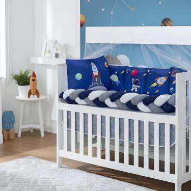 Imagem de Kit Berço Baby Dream 10 Peças Super Aconchegante e Charmoso SUBLIMADO 