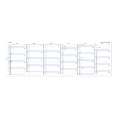 Imagem de Filofax Recarga de calendário diário, tamanho pessoal/compacto, agenda anual vertical, papel branco, inglês, 2026 (C68402-26)