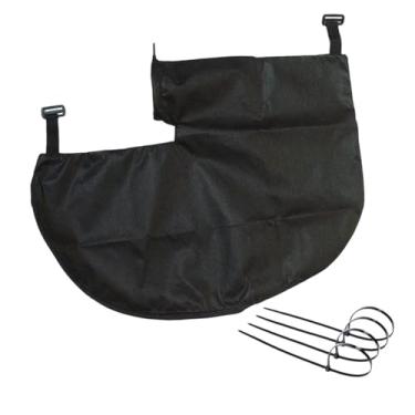 Imagem de Baoblaze Saco de vácuo para soprador de folhas, bolsa de despejo inferior, recipiente de lixo de quintal, coletor de vácuo, saco de de folhas para