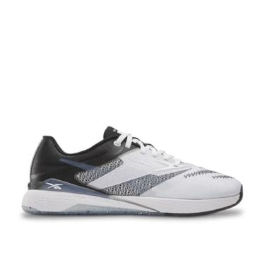 Imagem de Reebok Tênis unissex adulto Nano X5, Calçado branco/preto, 12.5 Women/11 Men