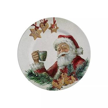 Imagem de Prato Sobremesa Gingerbread Natal Alleanza 6 un