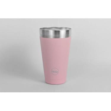 Imagem de Copo Térmico Magic Beer 473ML com Pintura Powder Coating Rosa - Mokha