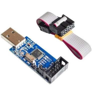 Imagem de Gravador USBASP Atmel Programador para Microcontroladores Atmega - no-