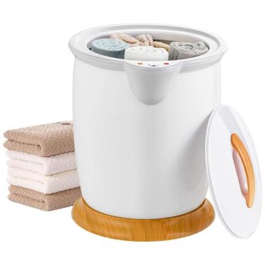 Imagem de Aquecedor de Toalha Elétrico 20L com Desligamento Automático, 110V, Giantex, Branco