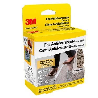 Imagem de Fita adesiva antiderrapante 50x5m transparente 3M