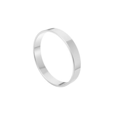 Imagem de Aliança de Compromisso Reta 3mm Avulsa em Prata Legítima (18)