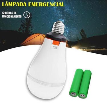 Imagem de Lâmpada Emergencial LED com Bateria Recarregável Econômica e Portátil 