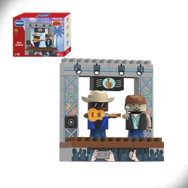 Imagem de Blocos de Montar Dupla Sertaneja Super Show 42 Peças Blocz