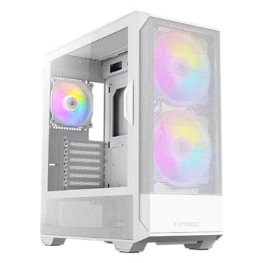 Imagem de Gabinete Gamer ANTEC NX416L Lateral Vidro Temperado ATX/M-ATX/ITX 2 FANS 120MM ARGB Branco - 0-76