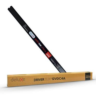 Imagem de Fonte driver Slim 48w 4a 12v 110v/220v Bivolt Ip20 Cod: 994032579 Delu