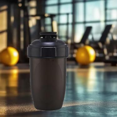 Imagem de Coqueteleiras de proteína de 473 ml para misturas de proteínas, batedor de arame, à prova de vazamento, copos portáteis