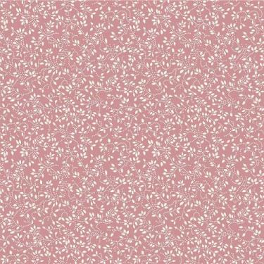 Imagem de Tecido Tricoline Micro Floral fundo Rosa Chá - Peripan - 50 x 150 cm -