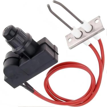 Imagem de Thsinde Substituição de ignição de churrasqueira, ignição dupla de eletrodo de ignição a gás de 450 mm serve para lareira a gás, forno e aquecedor e cozinha lgniter