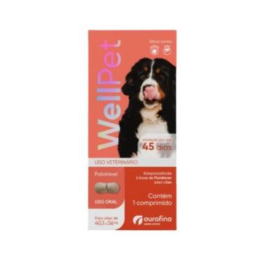 Imagem de Wellpet 560 Mg Antipulgas E Carrapatos Cães 40,1 A 56kg - OuroFino