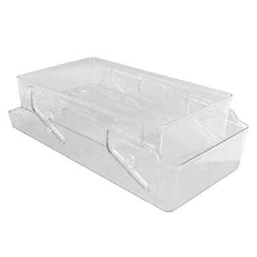 Imagem de GLOGLOW A Geladeira Pode Dosar Camadas de Plástico Duplo para Organizar Medidores de Cozinha, Freezers