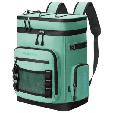 Imagem de Mochila isolada impermeável Cooler Hulongo 30L verde