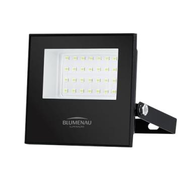 Imagem de Refletor Blumenau Led Play 30W Preto Bivolt IP66 Luz Verde