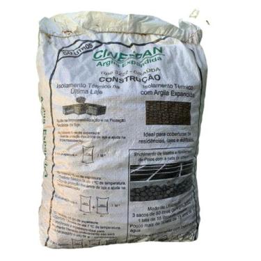 Imagem de Pedra Argila Expandida P/ Vasos Drenagem Decoração 50 Litros - SHOPPIN