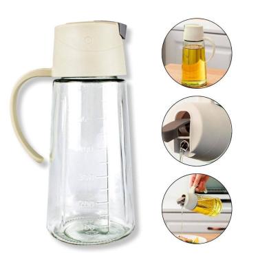 Imagem de Jarra Dosadora Vidro 630Ml Azeite Cozinha Gourmet Utensílio