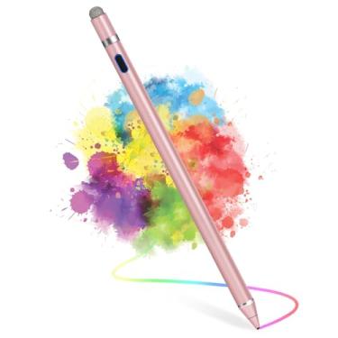 Imagem de Caneta Stylus para tela sensível ao toque – Caneta Stylus de ponta ultrafina de 1,5 mm para iPad Pro, Air | Tampa magnética | Bateria 12H | Sem Bluetooth | Compatível com iPhone, Android, Chromebook