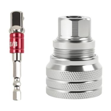 Imagem de Bothyi Chave de soquete universal manual de 10 a 19 mm com adaptador de 3/8" multifuncional ajustável para ferramentas de oficina e melhorias, 2 Unidades