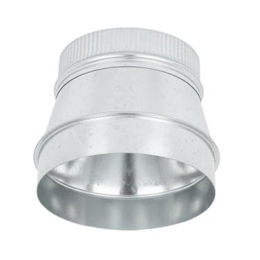 Imagem de ZOWZEA Redutor de dutos de 20 a 17,8 cm, redutor de dutos de ar, aumentador, adaptador de duto de ar ou redutor de tubo de metal redondo para sistemas de ventilação de banheiro e cozinha