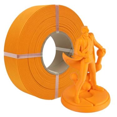 Imagem de Polymaker Carretel de refil Panchroma Matte Sunrise Orange PLA Refil de filamento de impressão 3D, compatível com todos os carretéis reutilizáveis e todas as principais impressoras 3D FDM, sem