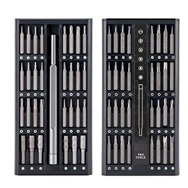 Imagem de Conjunto de mini chave de fenda manual 63 em 1, kit de reparo de chave de fenda de precisão para celular, tablet, pc, laptop, relógio, câmera, óculos
