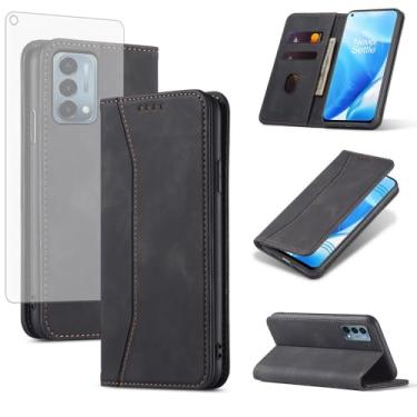 Imagem de Asuwish Capa carteira flip para OnePlus Nord N200 5G com protetor de tela fecho magnético capa fólio suporte para cartão de crédito suporte One Plus N 200 G5 1 Plus 200N 1plus One+ 1+ N2005G 2021