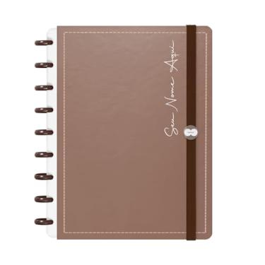 Imagem de Caderno De Disco Inteligente Iscool Personalizado 80 Folhas Solid Metallic Capuccino M