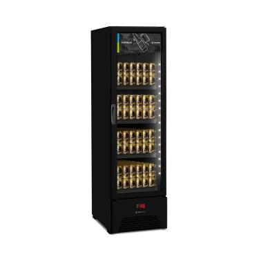 Imagem de Cervejeira Expositor Vertical Porta De Vidro 293 Litros Vn28rh All Black 220v - Metalfrio 220v