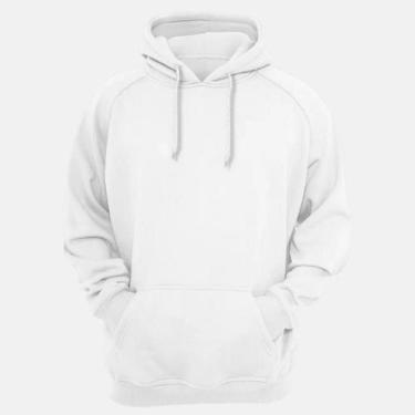 Imagem de Moletom Feminino Masculino Blusa de Frio Moleton Canguru Com Capuz Uni