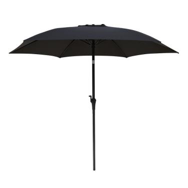 Imagem de Ombrelone Rivatti Miramar 2,7m Grafite Uv50 Pé Central Sem Base