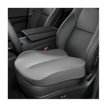 Imagem de MUQIDA Almofada de assento de carro, almofada de assento ergonômica de espuma viscoelástica confortável para alívio da dor nas costas do cóccix, almofada de carro respirável adequada para motoristas