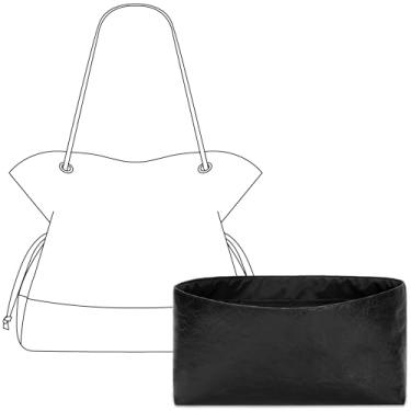 Imagem de FANJI Project Bolsa organizadora para bolsa YSL Jamie 4.3, ajuste personalizado interno premium preto fosco leve e resistente à água