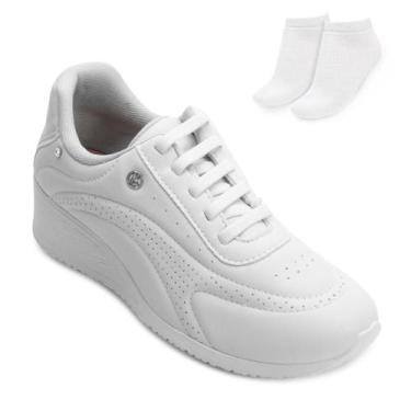 Imagem de Tênis Kolosh Upper Casual e Meia KL23-C1811, 37, Branco