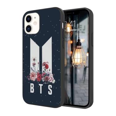 Imagem de WWDIYHOUSE Capa compatível com iPhone 11, capa à prova de choque de TPU macio com design exclusivo e legal para homens/mulheres/meninos/meninos (Fashion-BTS-3)