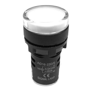 Imagem de Led Sinalizador Ad16-22Ds 22Mm 24V / Branco - Eng