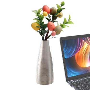Imagem de Enchimento de vaso de Páscoa, flores de ovo de Páscoa simuladas | Flores artificiais da primavera, ornamentos rústicos de festival para quarto, apartamento, dormitório