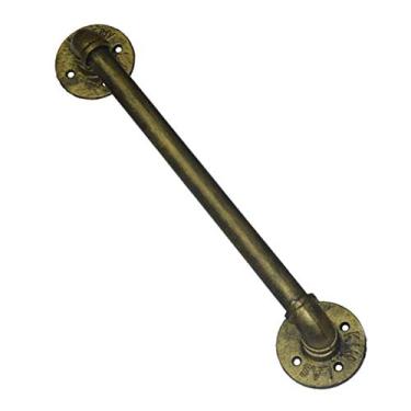 Imagem de FZZIBQYR Kit de suporte de corrimão de escada para ambientes internos/externos, barra de apoio de corrimão de escada de metal forjado para crianças