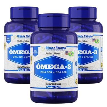 Imagem de Combo De 2 Potes De Ômega-3 120 Cápsulas - Alkans