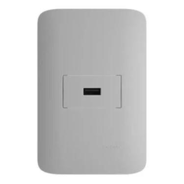 Imagem de Tomada Carregador Rapido Usb 4x2 Parede 5v 2a 10w Exatron