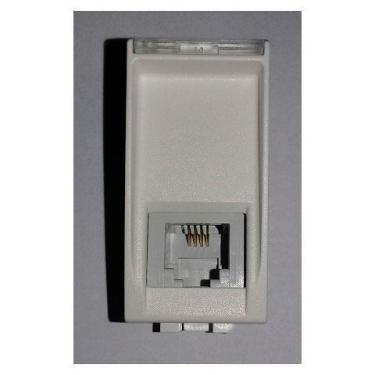 Imagem de Tomada para Tefefone Living Light Branco - Bticino