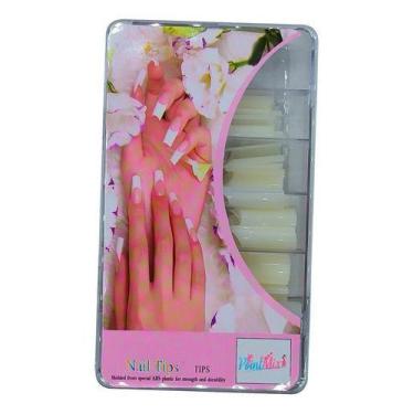 Imagem de 500 Unhas Tips Acrigel Natural Curvatura C Oferta!!! - OEM